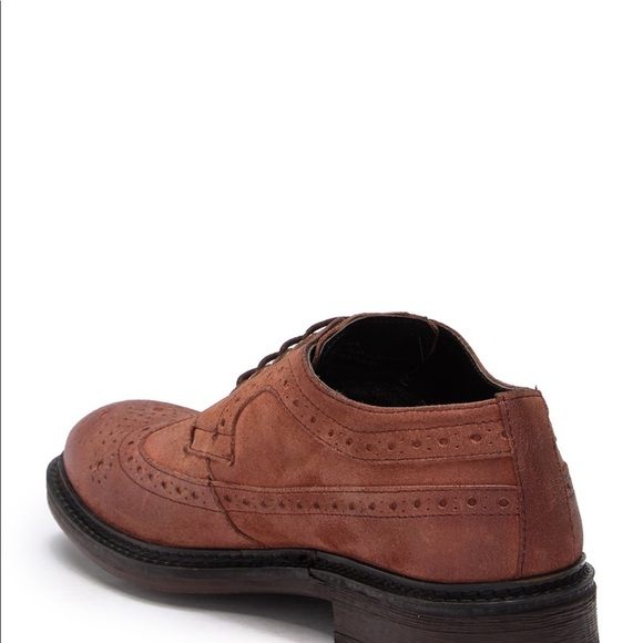 NIB Frank Wright Baird Rust Oil Suede Brogues 10 - Picture 11 of 11